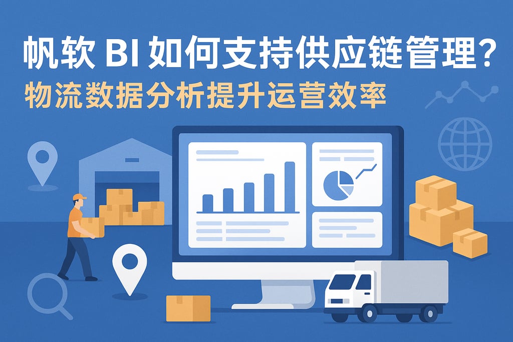 帆软BI如何支持供应链管理？物流数据分析提升运营效率