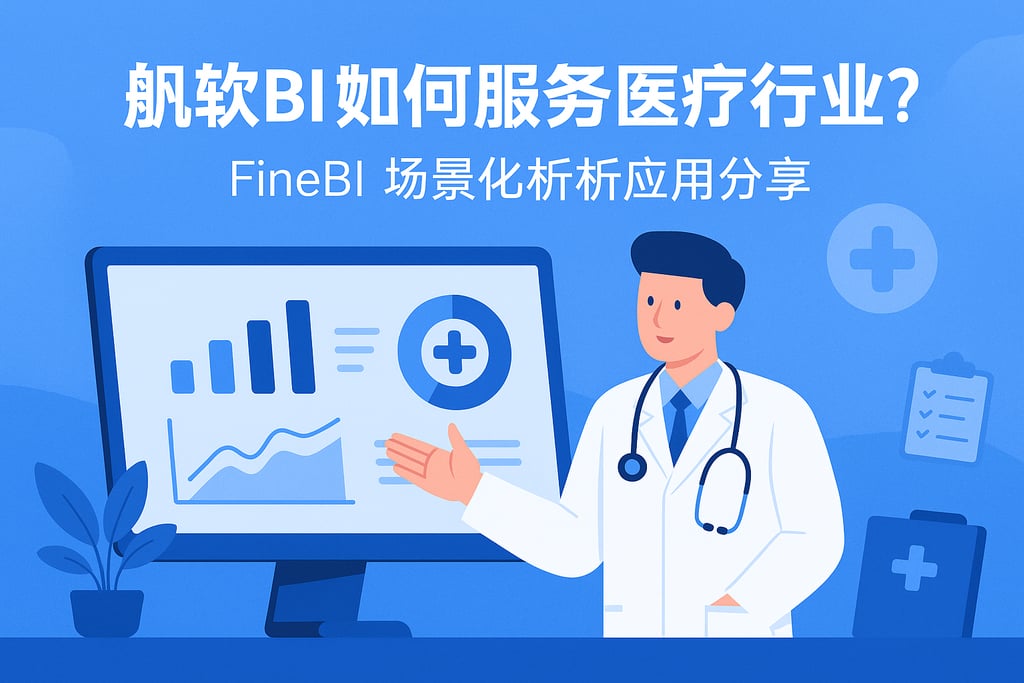 帆软BI如何服务医疗行业？FineBI场景化分析应用分享
