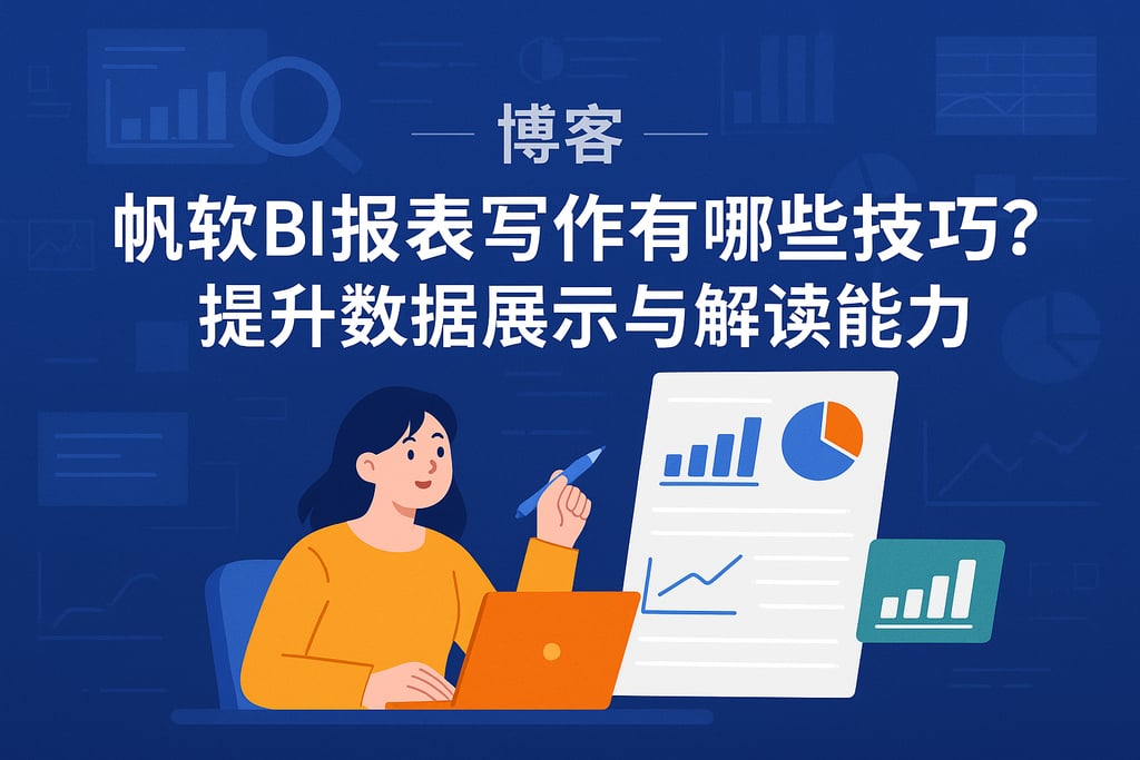 帆软BI报表写作有哪些技巧？提升数据展示与解读能力