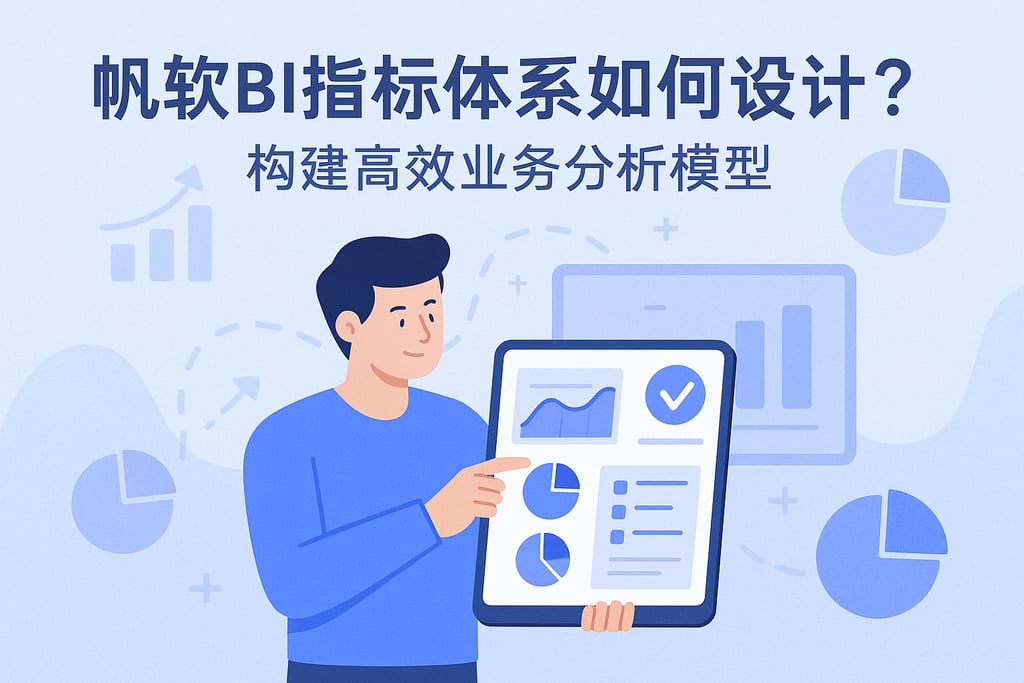 帆软BI指标体系如何设计？构建高效业务分析模型