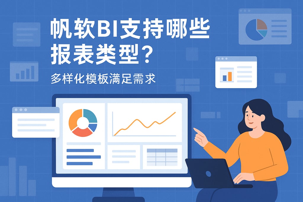 帆软BI支持哪些报表类型？多样化模板满足需求