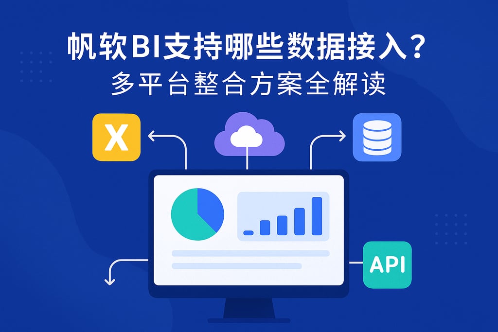 帆软BI支持哪些数据接入？多平台整合方案全解读