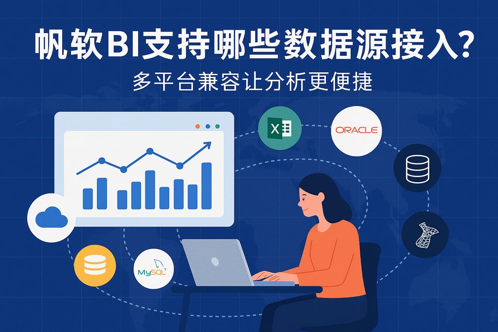 帆软BI支持哪些数据源接入？多平台兼容让分析更便捷