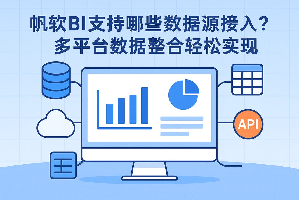 帆软BI支持哪些数据源接入？多平台数据整合轻松实现
