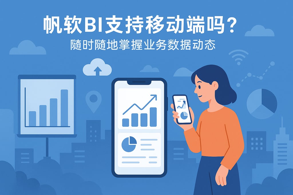 帆软BI支持移动端吗？随时随地掌握业务数据动态