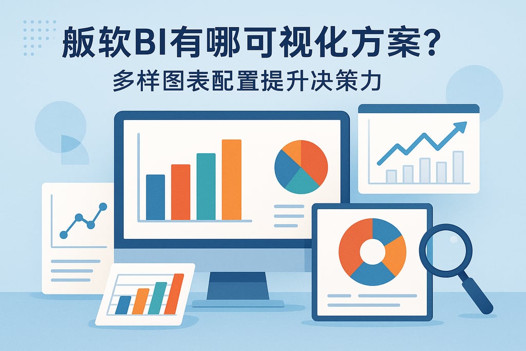 帆软BI有哪些可视化方案？多样图表配置提升决策力
