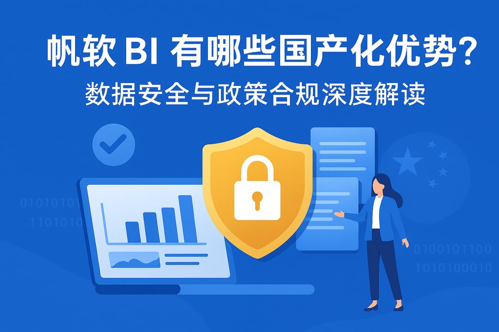 帆软BI有哪些国产化优势？数据安全与政策合规深度解读