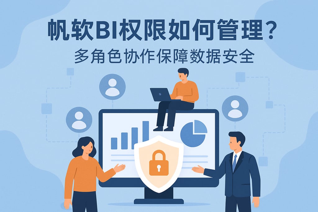帆软BI权限如何管理？多角色协作保障数据安全