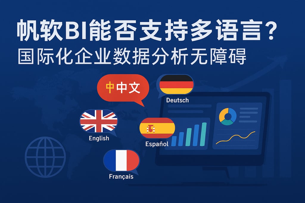帆软BI能否支持多语言？国际化企业数据分析无障碍