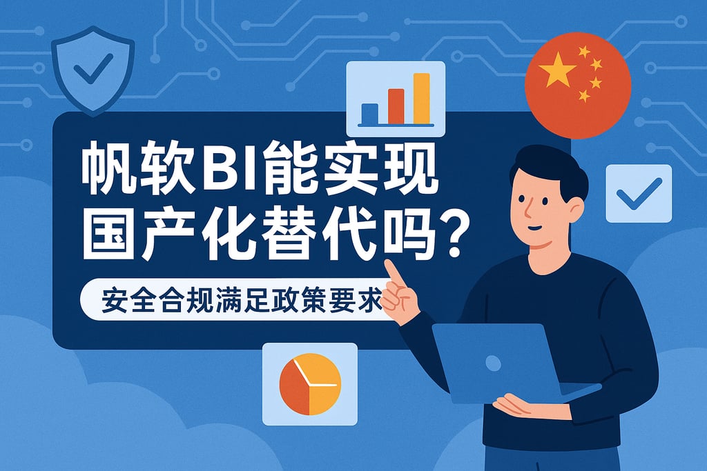 帆软BI能实现国产化替代吗？安全合规满足政策要求