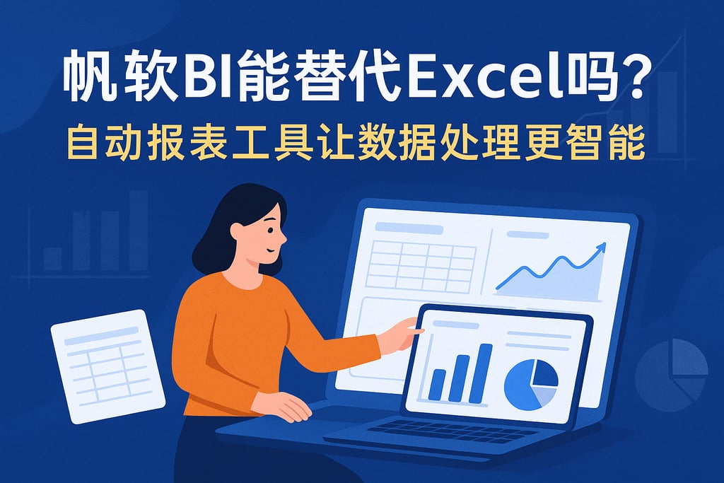 帆软BI能替代Excel吗？自动报表工具让数据处理更智能