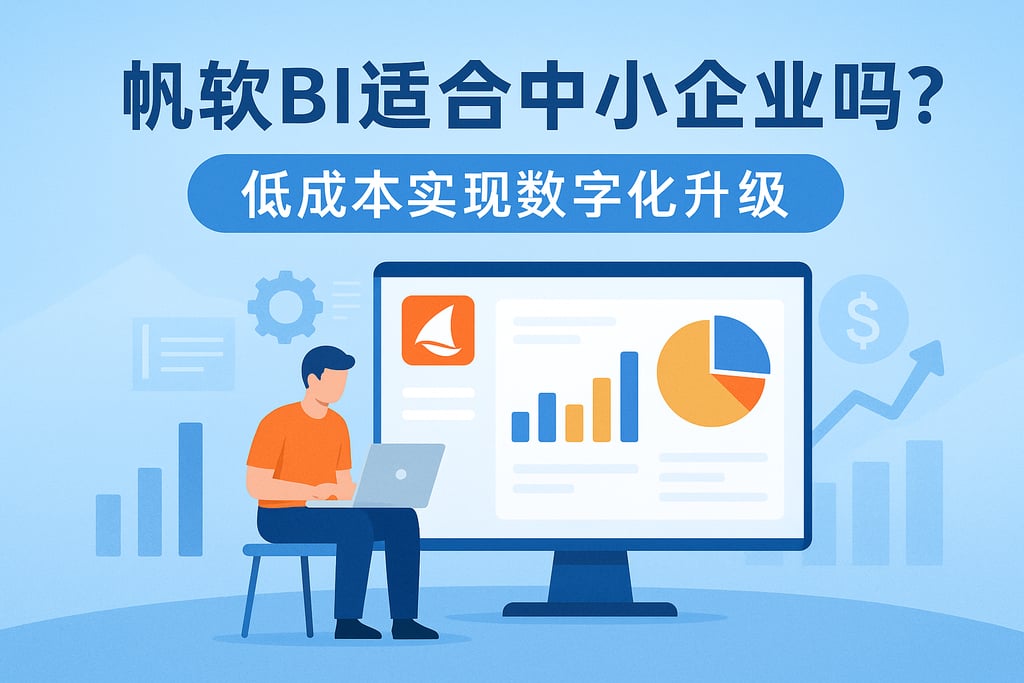 帆软BI适合中小企业吗？低成本实现数字化升级