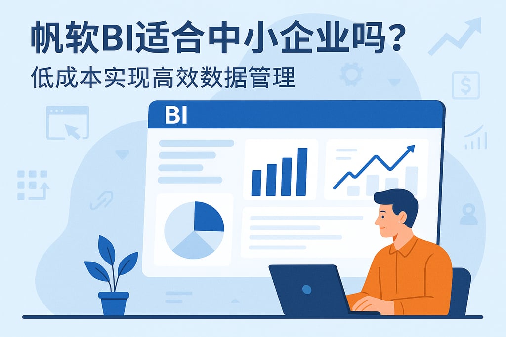 帆软BI适合中小企业吗？低成本实现高效数据管理