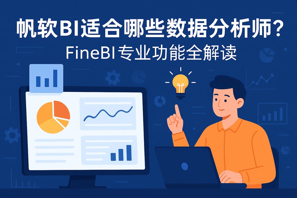 帆软BI适合哪些数据分析师？FineBI专业功能全解读