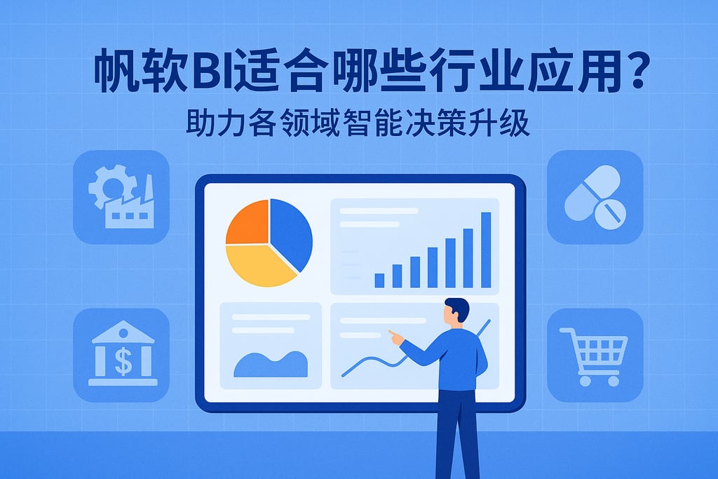 帆软BI适合哪些行业应用？助力各领域智能决策升级