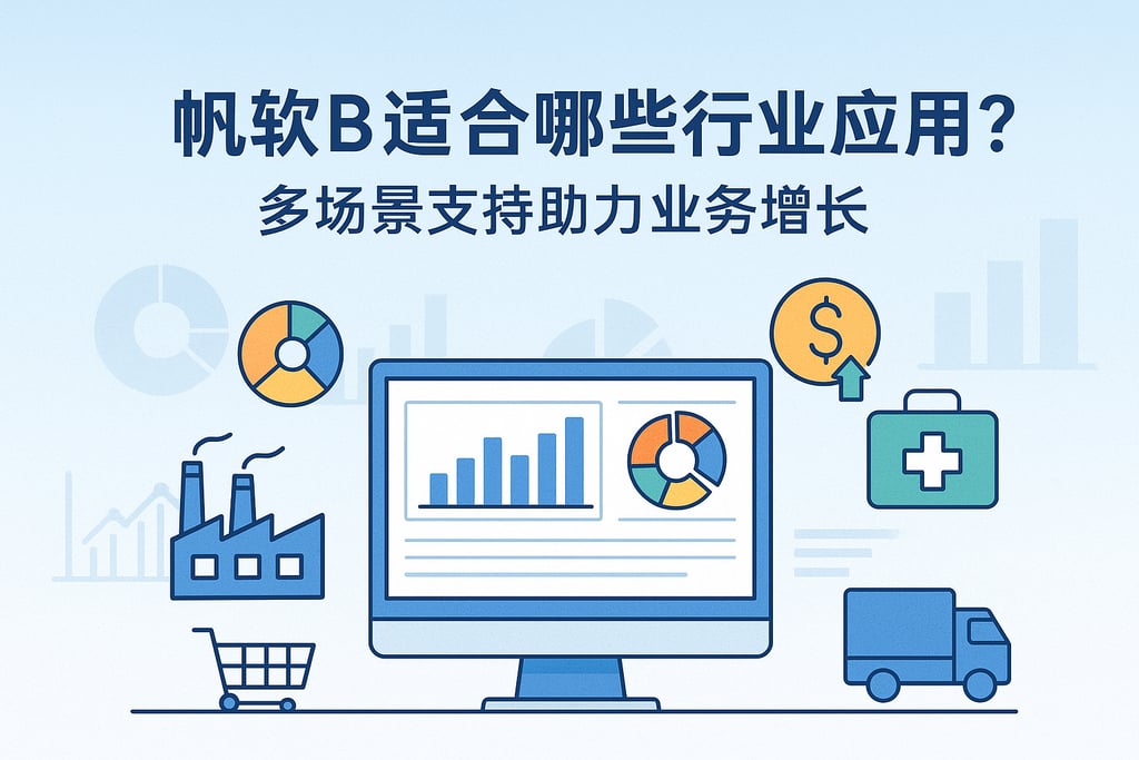 帆软BI适合哪些行业应用？多场景支持助力业务增长