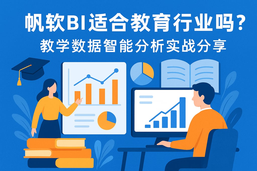 帆软BI适合教育行业吗？教学数据智能分析实战分享