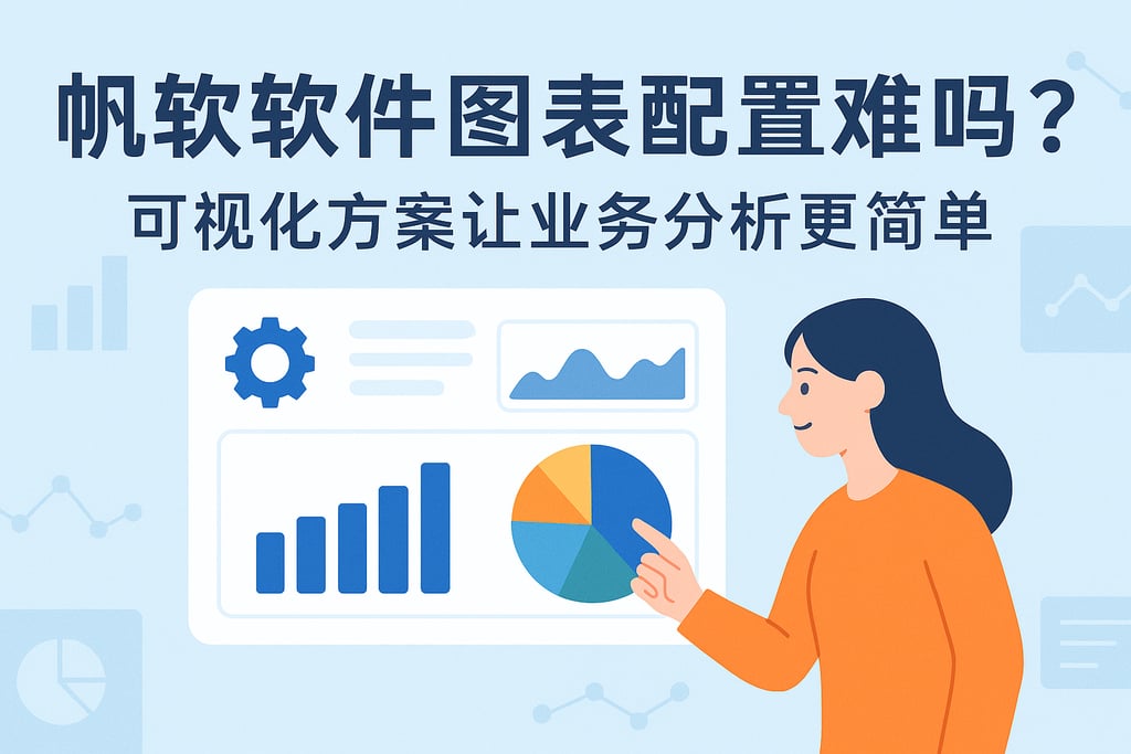 帆软软件图表配置难吗？可视化方案让业务分析更简单