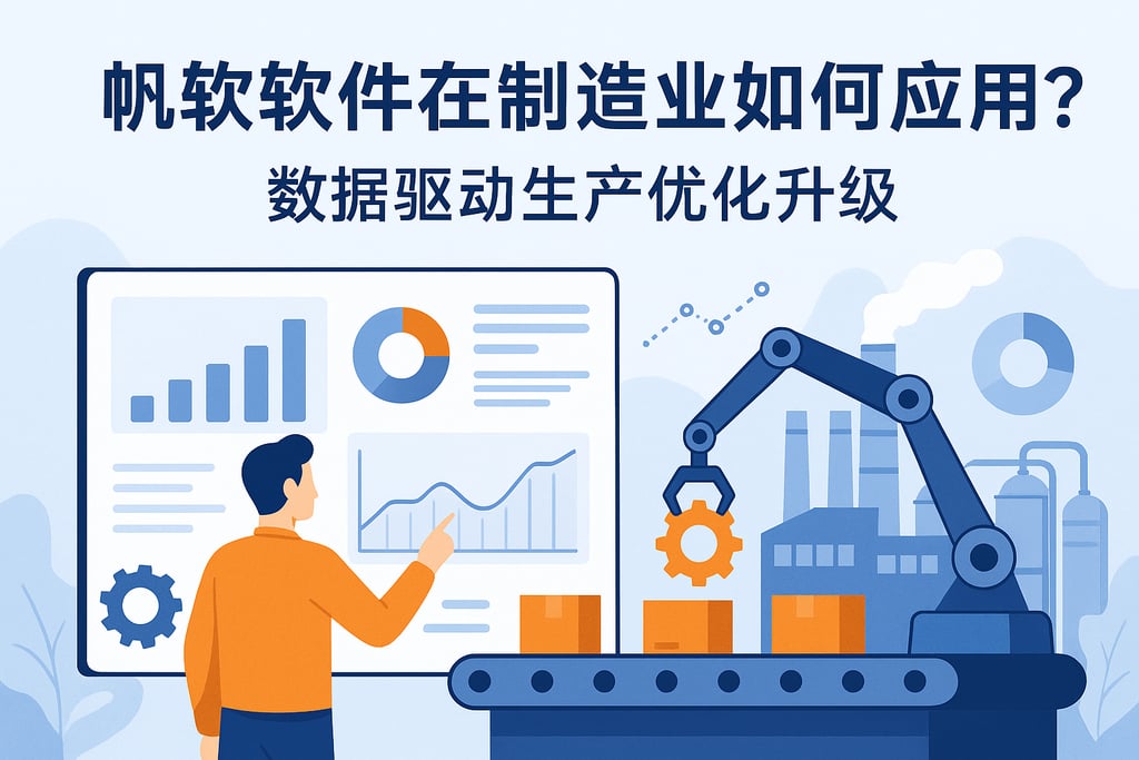 帆软软件在制造业如何应用？数据驱动生产优化升级