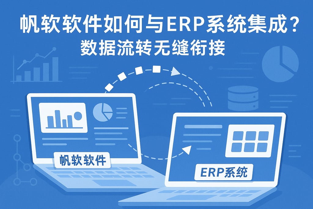 帆软软件如何与ERP系统集成？数据流转无缝衔接