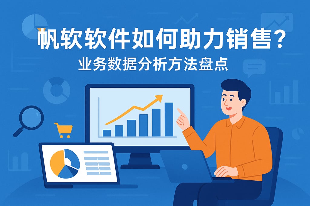 帆软软件如何助力销售？业务数据分析方法盘点
