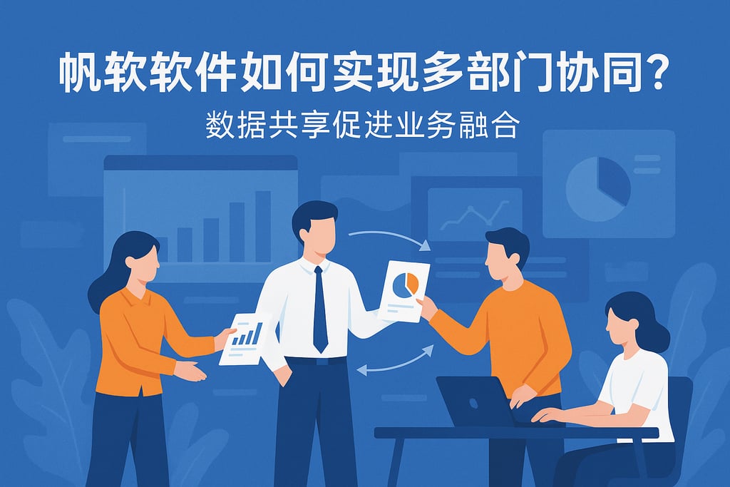 帆软软件如何实现多部门协同？数据共享促进业务融合