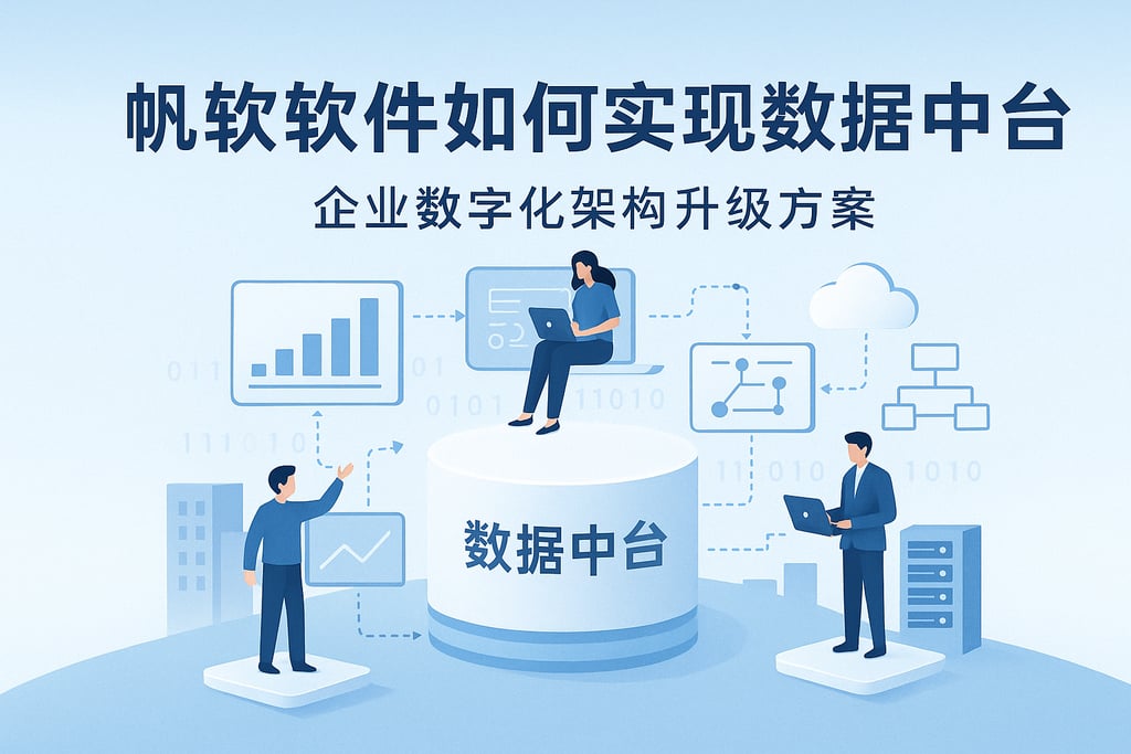 帆软软件如何实现数据中台？企业数字化架构升级方案