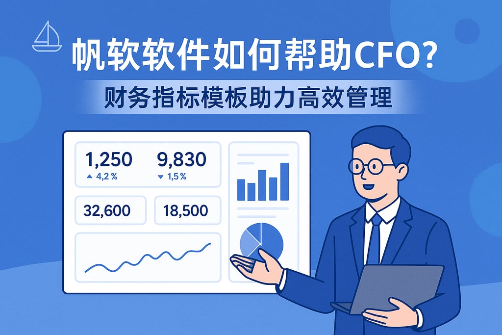 帆软软件如何帮助CFO？财务指标模板助力高效管理