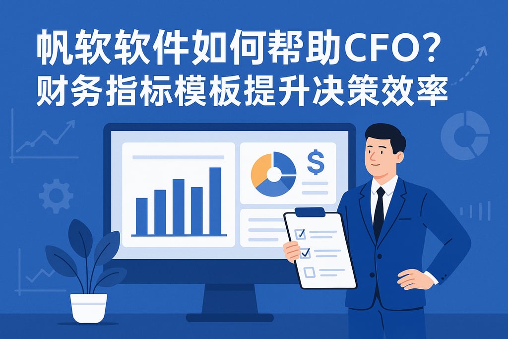 帆软软件如何帮助CFO？财务指标模板提升决策效率