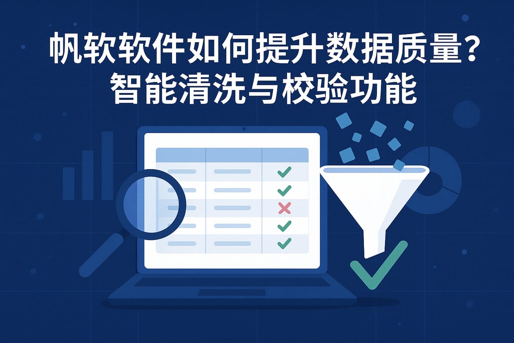 帆软软件如何提升数据质量？智能清洗与校验功能