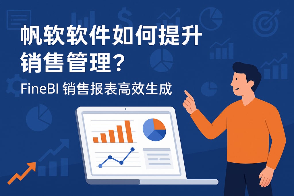 帆软软件如何提升销售管理？FineBI销售报表高效生成
