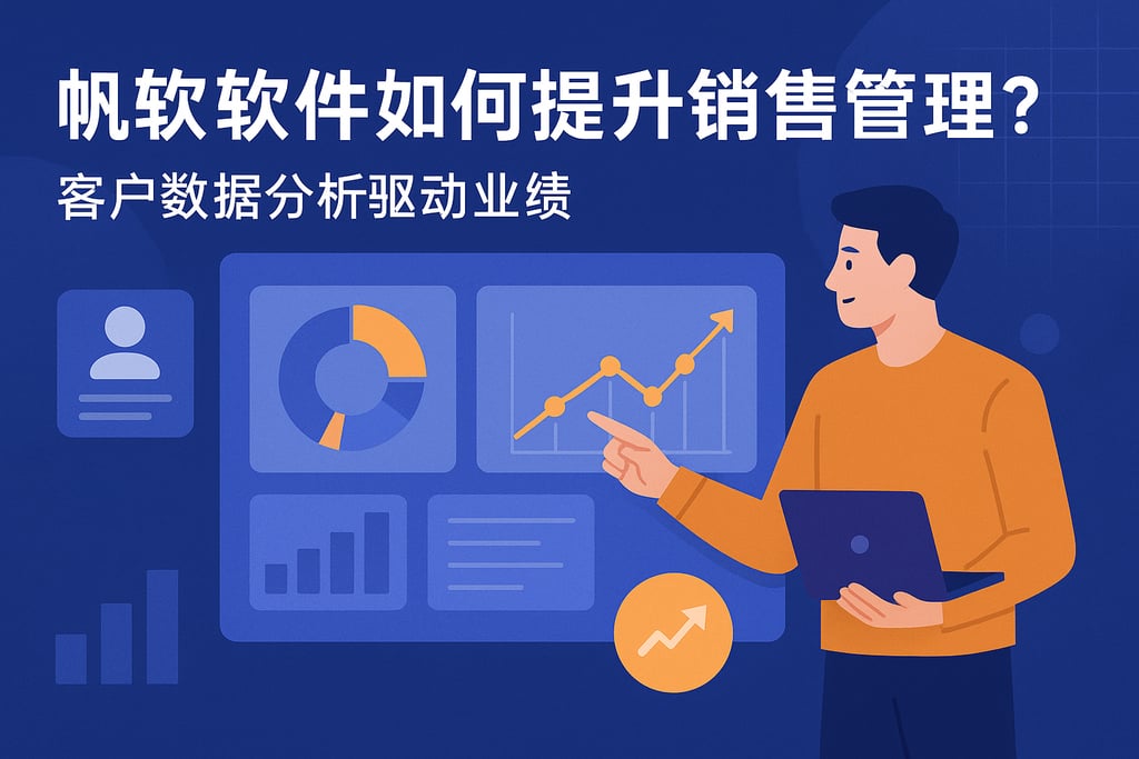 帆软软件如何提升销售管理？客户数据分析驱动业绩