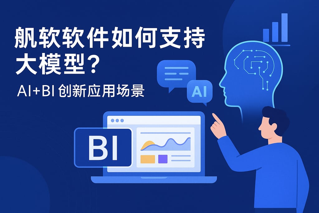 帆软软件如何支持大模型？AI+BI创新应用场景