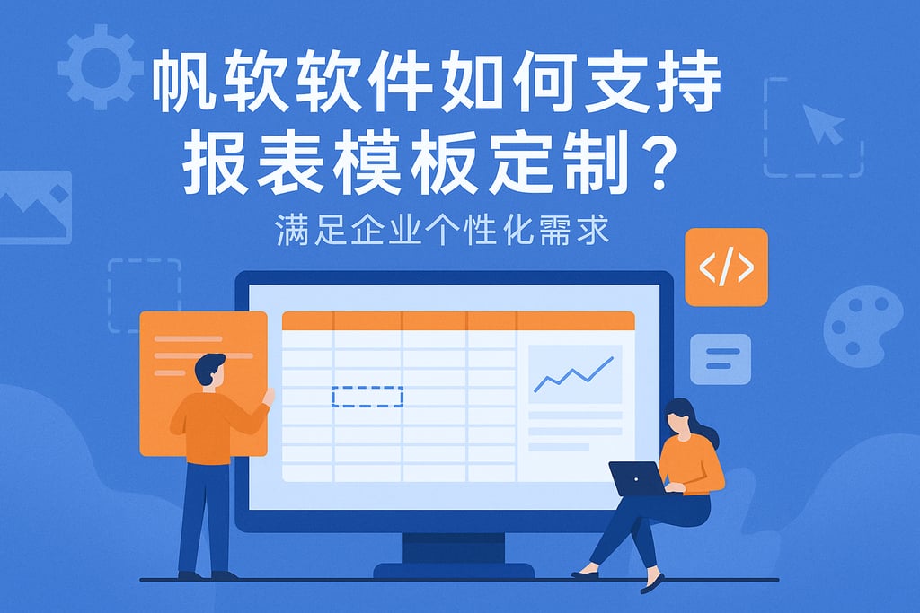 帆软软件如何支持报表模板定制？满足企业个性化需求