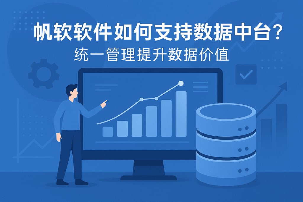 帆软软件如何支持数据中台？统一管理提升数据价值