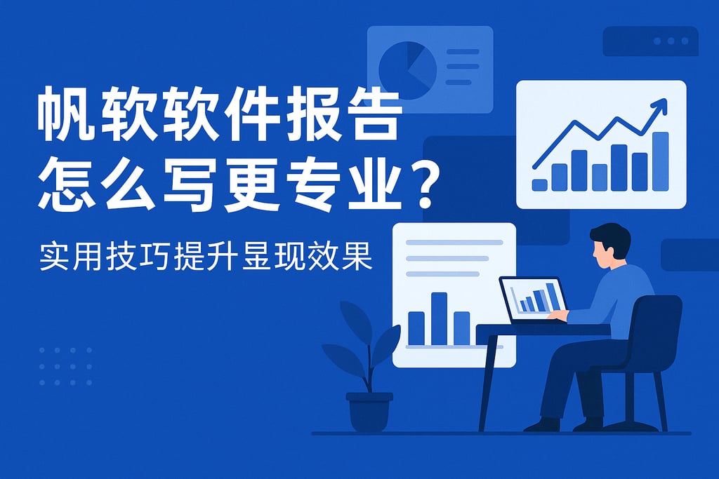 帆软软件报告怎么写更专业？实用技巧提升呈现效果