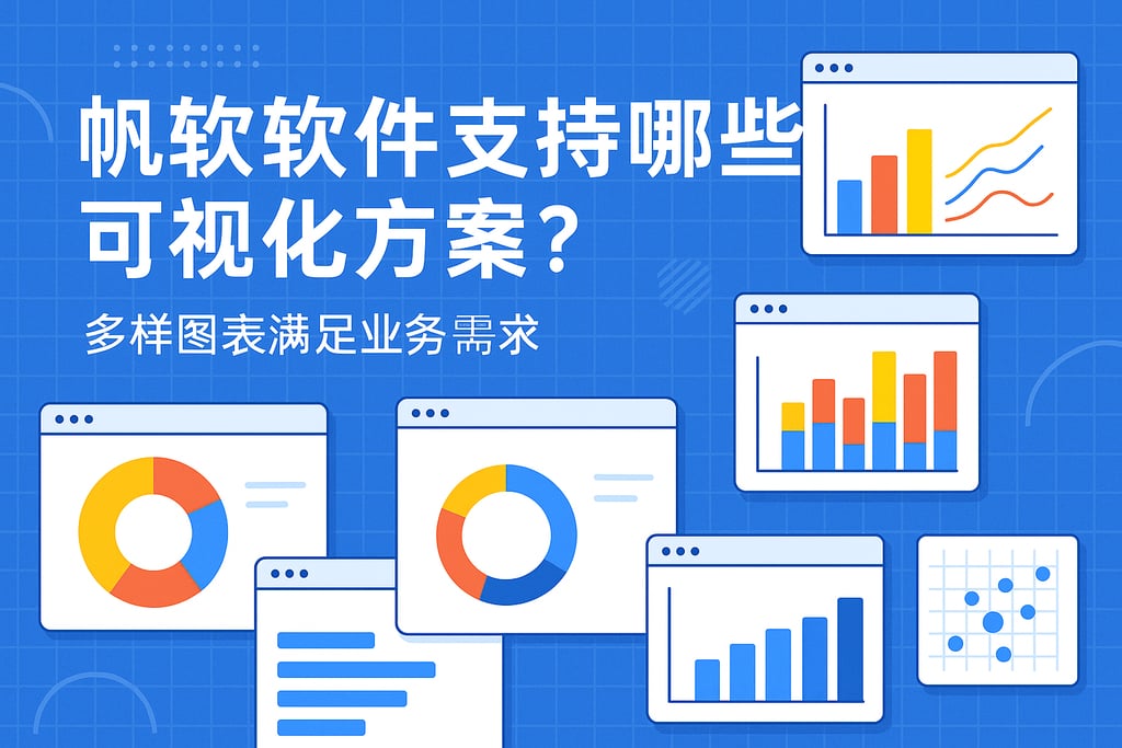 帆软软件支持哪些可视化方案？多样图表满足业务需求