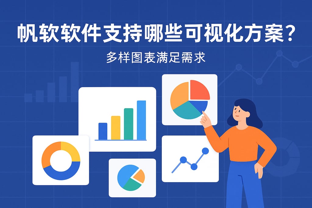 帆软软件支持哪些可视化方案？多样图表满足需求