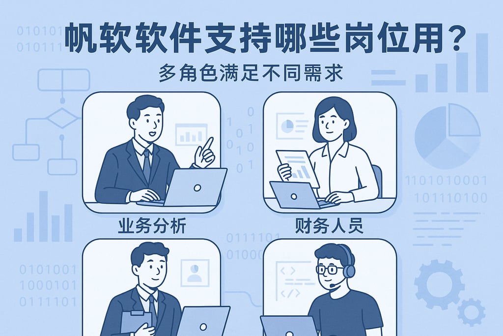 帆软软件支持哪些岗位使用？多角色满足不同需求