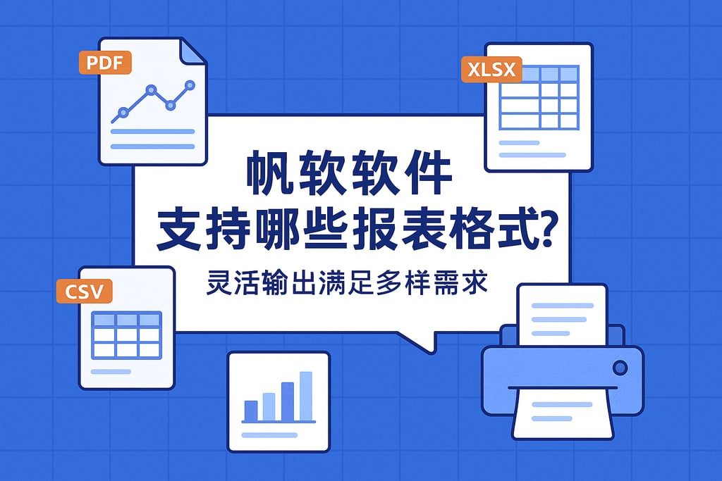 帆软软件支持哪些报表格式？灵活输出满足多样需求