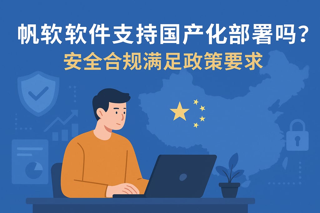 帆软软件支持国产化部署吗？安全合规满足政策要求