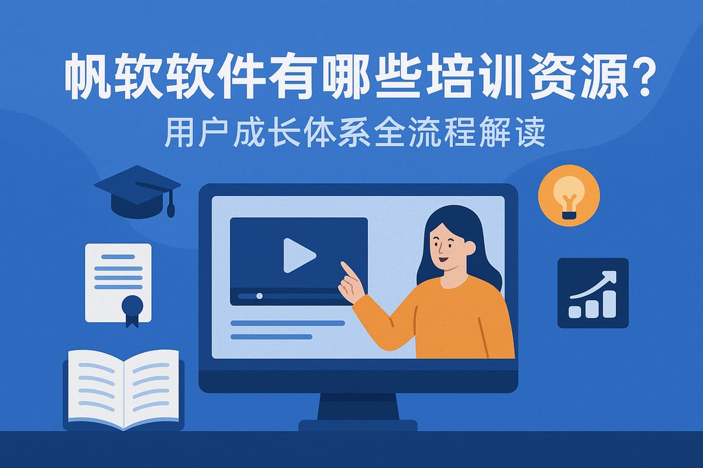 帆软软件有哪些培训资源？用户成长体系全流程解读