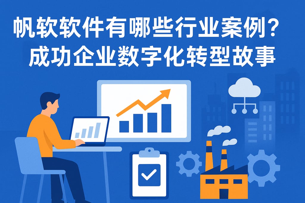 帆软软件有哪些行业案例？成功企业数字化转型故事