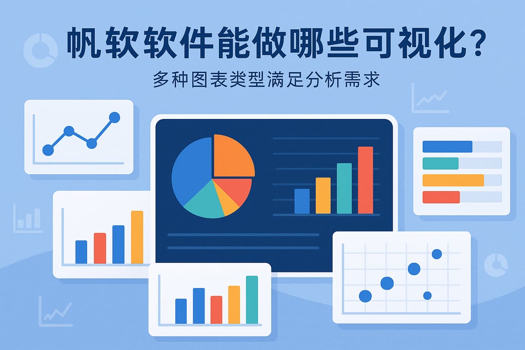 帆软软件能做哪些可视化？多种图表类型满足分析需求