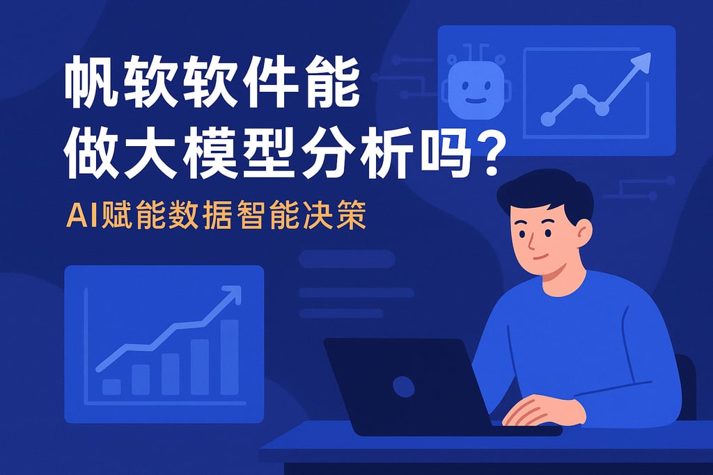 帆软软件能做大模型分析吗？AI赋能数据智能决策