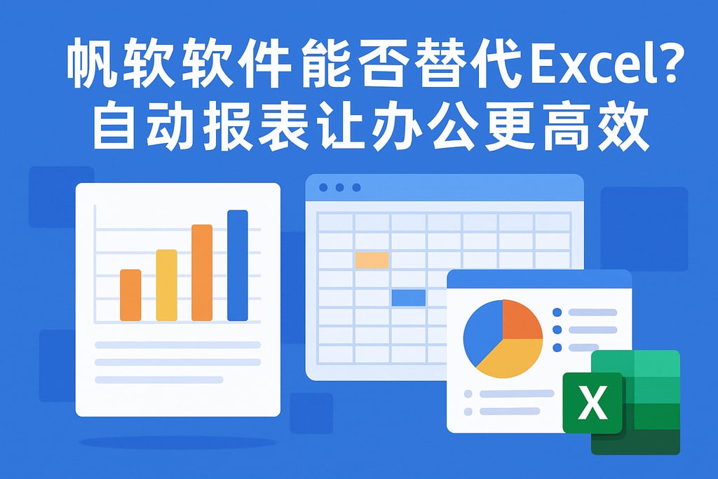 帆软软件能否替代Excel？自动报表让办公更高效