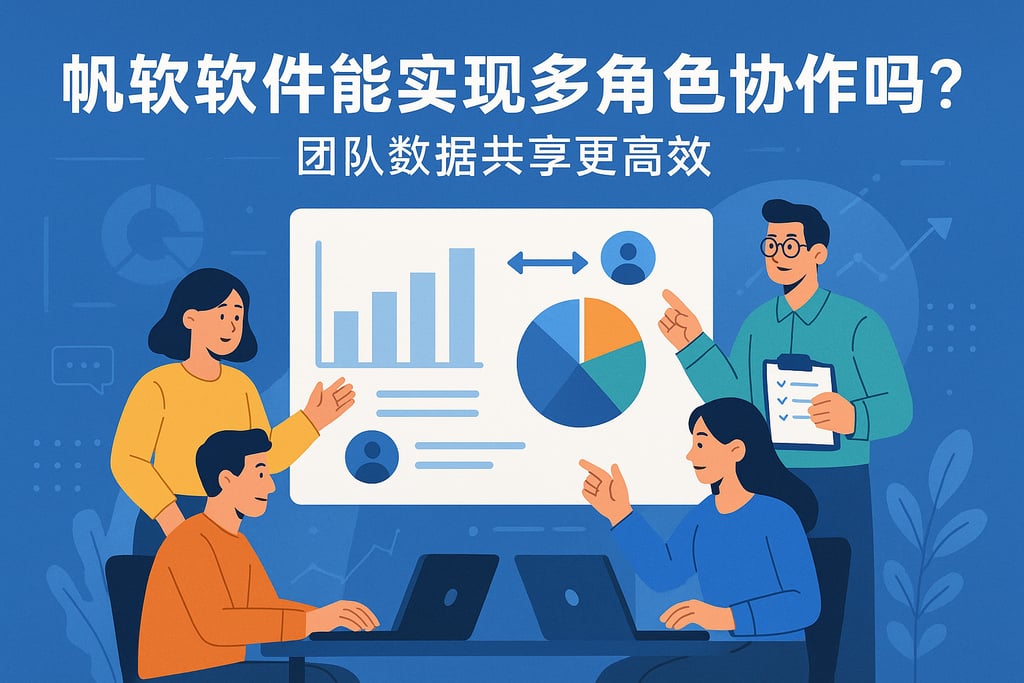 帆软软件能实现多角色协作吗？团队数据共享更高效