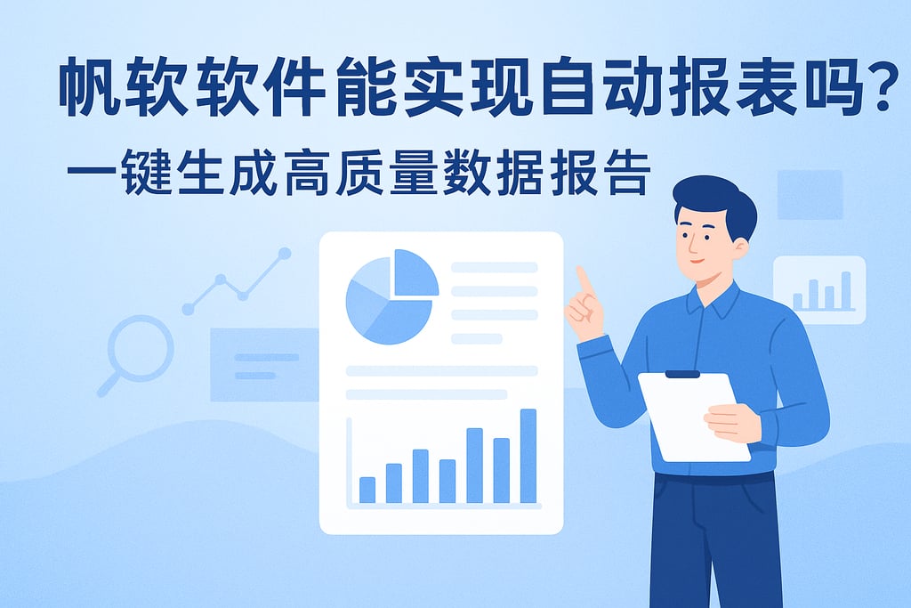 帆软软件能实现自动报表吗？一键生成高质量数据报告