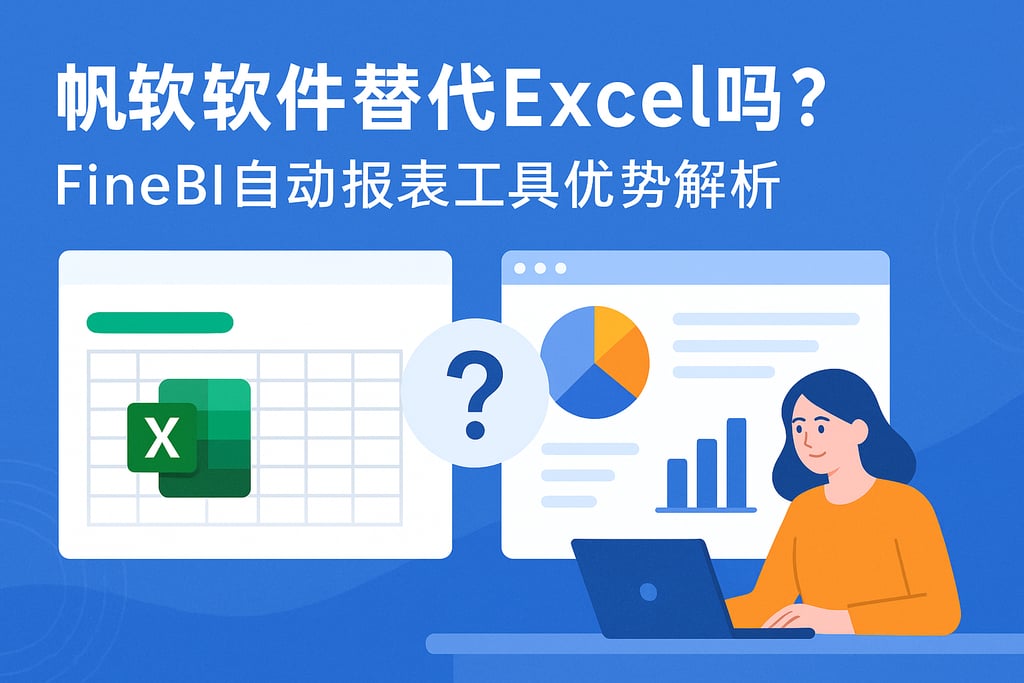 帆软软件能替代Excel吗？FineBI自动报表工具优势解析