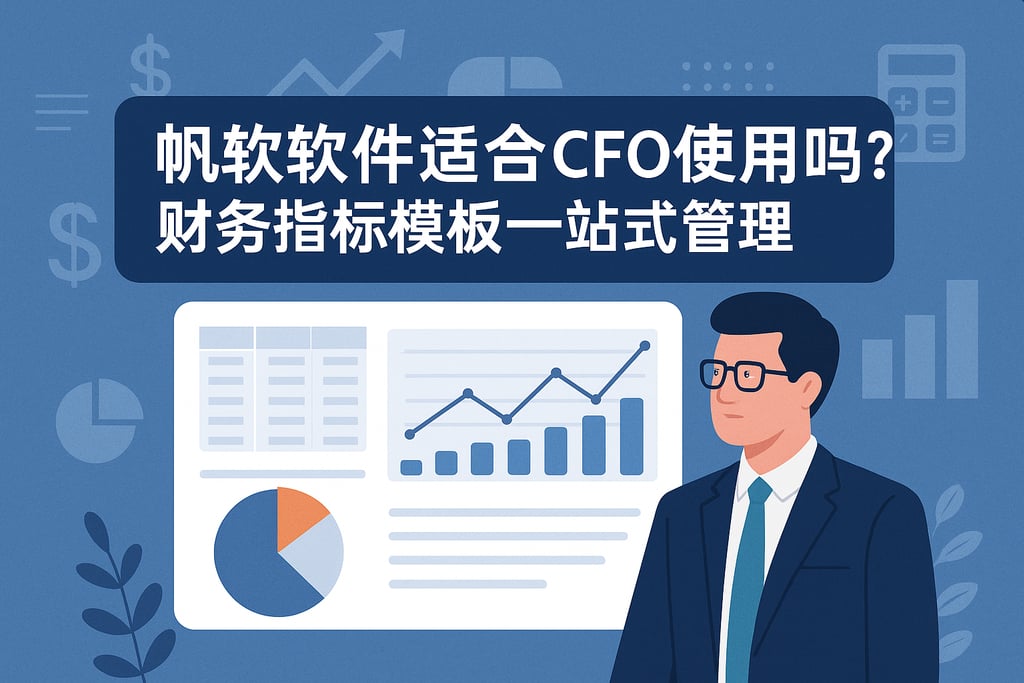 帆软软件适合CFO使用吗？财务指标模板一站式管理